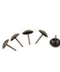 Top Shelf 100 Piece Set Of Antique Bronze Upholstery Nails And Decorative Furniture Tacks Featuring A Killer Burr Free Surface ideal for wood crafts.