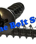 Oval-head Phillips sheet metal screws, Type 316 stainless steel, kit 6-111915, side view