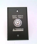 Heavy Duty RSW1 Reset Switch And Selector Switch Keys For Fire Detector System, RSW-1 model, black metal design.