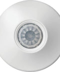 Ceiling Motion Sensor For Open Offices And Classrooms, 360 Degree PIR Occupancy Sensor in white housing, front view