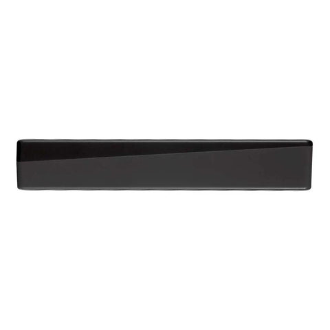 Sleek black 5TB Portable External Hard Drive With Ransomware Defense And Password Protection, slim and durable design.