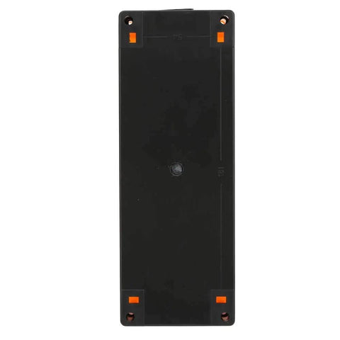 Rear view of Beefy Four Hole 22mm Push Button Switch Control Box With ABS Industrial Enclosure, IP65-rated, flame retardant.