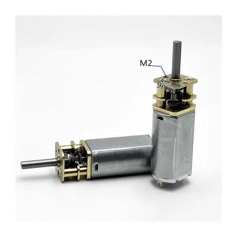 Knockout DC Gear Motor With Full Metal Reduction Gearbox rated for low speed high torque performance for DIY robotics projects.