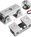 V Type Welding Jig Magnetic Clamps Fixture Set showing adjustable weld holders and V pads for doors and window frames.