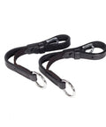 Soft Elastic Rein Aid Inserts for Horses Rein Extensions That Improve Contact and Promote Soft Hands Easy to Attach Strap Fits Most Bits Black One Size Ideal for Sensitive Horses