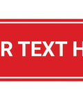 Custom Plastic Wall And Door Sign Personalized Text For Home Office Business And Property Use No Fuss Easy To Install