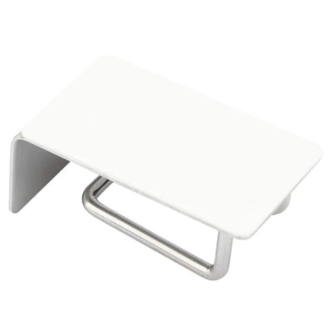 Rock Solid Stainless Steel Bathroom Hook With Tight Suction Mount For Hanging Towels And Scrub Brushes Heavy Duty Wall Organizer No Fuss Setup Dependable Grip For Daily Household Use, white and metal design.