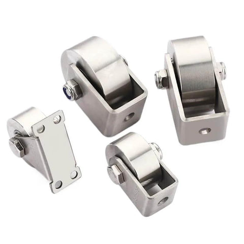 Heavy Duty Sliding Door Roller Kit With Track Pulley For Shower Doors, Stainless Steel Wheel, Quiet Glide, Durable Furniture Runner