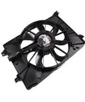 High Output Radiator Cooling Fan Compatible For Chevrolet Bolt EV 2017 To 2020, dual ball bearing motor with black shroud.