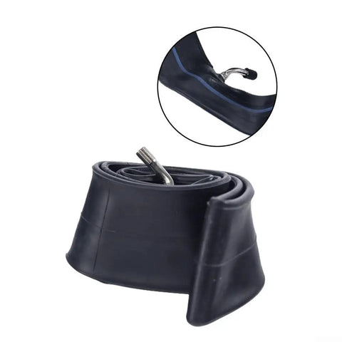 Premium 14x2.50 Butyl Rubber Inner Tube for E-Bike Scooter, Heavy Duty Puncture Resistant Design, Air Tight Seal, Super Reliable Flat Repair Part For Smooth Ride, valve close-up
