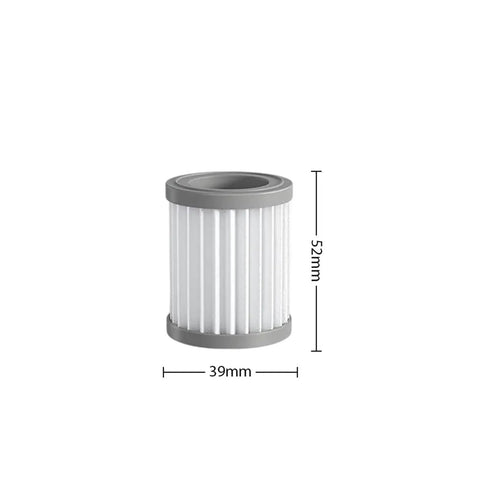 Replacement Filter For M320 And M320G Vacuum Cleaners, cylindrical with dimensions, Workhorse Multi Layer High Density Filtration.
