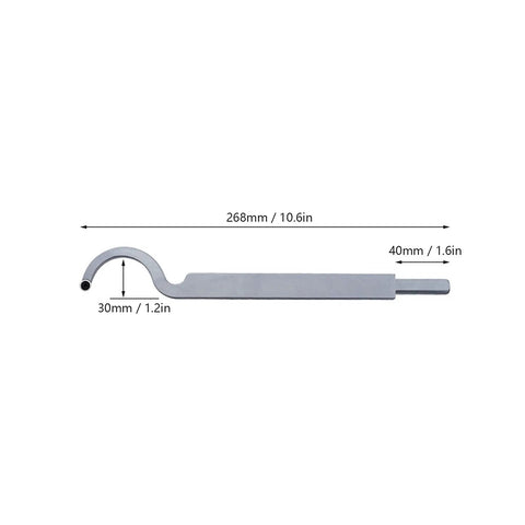 No Sweat Wood Lathe Hollowing Tool With Replaceable Tungsten Alloy Blade, 10.6in metal design for woodturning projects.