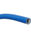 Close-up of blue tubing from Heavy Duty Air Compressor Piping Kit Featuring Two Hundred Foot One Half Inch Rugged Tubing Slick Pex Al Pex.