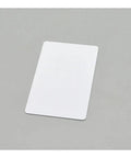 230 Pack White Blank PVC Cards Inkjet Printable Waterproof Plastic ID And Business Badges on gray background.