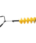 8 Inch Ice Auger Drill Bit With Double Spiral Blades And X Blade Design for quick ice cutting and adjustable length