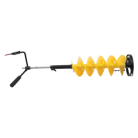 8 Inch Ice Auger Drill Bit With Double Spiral Blades And X Blade Design for quick ice cutting and adjustable length