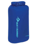 Surf blue Lightweight 1.5L Dry Bag For Backpacking Kayaking And Travel Dope Durable PU Coated 70D Nylon With DWR front view.