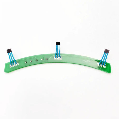Rock Solid Brushless DC Motor Hall Sensor Plate 5 Pin 120 Degree Phase Angle with connected wires for electric bikes.