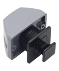 RV Push Button Cabinet Locks Latch For Motorhome Camper Yacht Doors and Drawers Gray Nylon and Stainless Steel Construction 15mm Panel