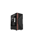 Bangin Walnut Wood Front Panel ATX Mid Tower Gaming PC Case With Tempered Glass Side Panel And Top Mesh For Airflow USB 3.0 And Type-C Front IO Black Steel Build