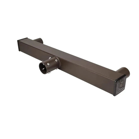 Low Profile Bullhorn Tenon Adapter For Two Fixtures 2 3 8 Inch Slip Fitter Pro Grade Fits LED Shoebox Parking Lot Lights