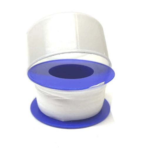 Front view of Three Quarter Inch By Five Hundred Twenty Inch Teflon PTFE Thread Sealing Tape For Water Pipes And Plumbing 5 Piece Pack