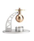 Heros Engine Steam Ball Model Kit That Really Works Full Metal Engine Model For DIY Enthusiasts Build Your Own Steam Powered Engine Hands On History And STEM Fun For Adults Silver Finish, brass and silver desktop model