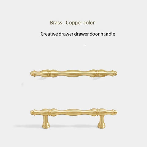 Dope Brass Drawer Handles Set For Kitchen Cabinets And Furniture, Gold Finish, 96 Mm Hole Spacing, shown in copper color