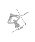 Heavy Duty Butterfly Drywall Anchors And Screws Kit 50 Sets with dimensions shown for no fuss easy installation in hollow walls