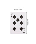 2 Sets Sublimation Blank Poker Cards 2.55 By 3.54 Inches White Deck Kit For Heat Transfer Printing DIY Printable Playing Cards