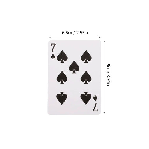 2 Sets Sublimation Blank Poker Cards 2.55 By 3.54 Inches White Deck Kit For Heat Transfer Printing DIY Printable Playing Cards