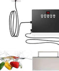Multifunctional Smart Sink Dishwasher With Touch Control For Automatic Fruits Vegetables Seafood And Tableware Cleaning A Total Game Changer That Delivers No Sweat Kitchen Cleanup Daily with digital display and ultrasonic unit.