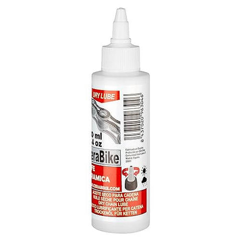 Ultra Slick Dry Lubrication Emulsion For Bike Chain With PTFE And Ceramic Particles Long Lasting Dry Lube For All Weather Riding Easy Clean Formula 130 Ml Bottle