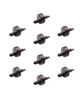 Low-Flow 1 GPH Drip Emitter Set for Precise Spot Watering, 10-Pack, Self-Piercing, Pressure-Compensating Drippers for Tubing