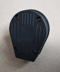 Heavy Duty Flush Mount Power Receptacle Nema 6 30R 30 Amp Straight Blade Outlet with black nylon shell.