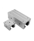 4 Piece SBR Linear Ball Bearing Block Set For CNC Router 12mm Slider Carriage On Linear Guide Rail Compatible With SBR10UU SBR12UU SBR16UU