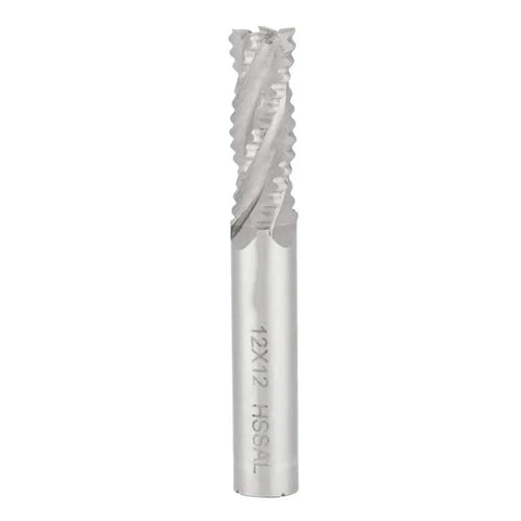 Single tool from Roughing End Mills Set Of 4 High Speed Steel Milling Cutters For CNC Router Bits With Four Flutes