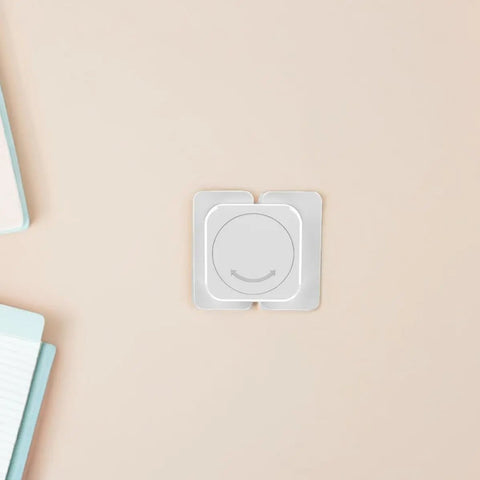 Top view of Six Piece Kid Proof Cabinet Locks And Drawer Latches with Invisible Design, ultra strong adhesive, no visible hardware.
