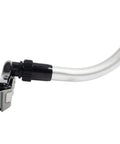 Heavy Duty Wet Dry Squeegee Vacuum Tool With 2 Piece S-Wand For 1.5 Inch Hose shown with silver wand and black connector