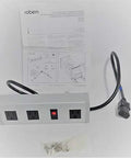 Built In Vanity Electrical Outlet Strip For Drawer Cabinets Slick Install Space Saving Power Box 15 Amp with 3 outlets and instructions.
