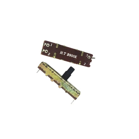 Sewing Machine Pedal 3.5 Cm Height With Straight Sliding Potentiometer B900K 10 Mm Handle New 2026 High Reliability Electronic Component For Precision And Stable Performance, B900K slider close-up