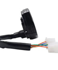 Adjustable Digital Speedometer Display With Seamless One Lin Can Bus Integration For Votol Em Controller and Fardriver Panels, side view with wiring.