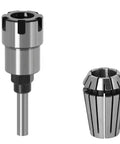 Heavy Duty 8mm 1/4 Inch And 1/2 Inch Shank ER Router Bit Extension Rod Collet For Woodworking Engraving Machine Milling Cutter Upgrade, metal collet and extension rod.