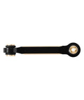 Black Brass Steering Links 14G Upgrade For 1/24 Scale RC Axial SCX24, CNC Machined, Heavyweight Performance, Built To Boost Stability, Easy Direct Replacement, Durable Steering Upgrade For Tough Trails And Precise Handling. Black brass steering link, side view