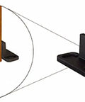 Adjustable Double Clip Floor Guide For Sliding Barn Door Premium Plastic Floor Mounted Guide Quiet And Smooth Sliding Screws Included Hardware For Barn Door Track System No Fuss Install