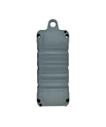 Sturdy Waterproof Industrial Crane Pushbutton Switch Control Box With Three Button Operation For Electric Hoist Lift And Automation Robots Durable Metal Housing gray protective casing for overhead use.