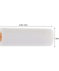 10 Pack Replacement Sponge Paint Roller Covers For Walls, Super Soft Low Density Foam Roller Refills For Smooth Quick Paint Jobs, Easy Peasy Home Decor And House Painting Supplies, Big Time Saver - white foam roller