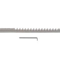 Keyway Broach Set B1 5mm High Speed Steel for CNC Cutting Machines and Metalworking Tools, tool with shim visible.