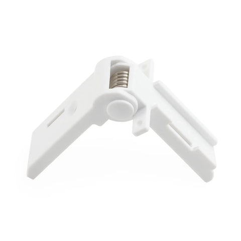 Rugged RV Fridge Freezer Compartment Hinge Replacement for Dometic Fridge White Durable Motorhome Caravan Refrigerator Hinge Part