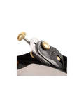 Close-up of No. 4 Smoothing Hand Plane With Extra Thick 1/8 Inch A2 Steel Iron and Norris-Style Adjuster